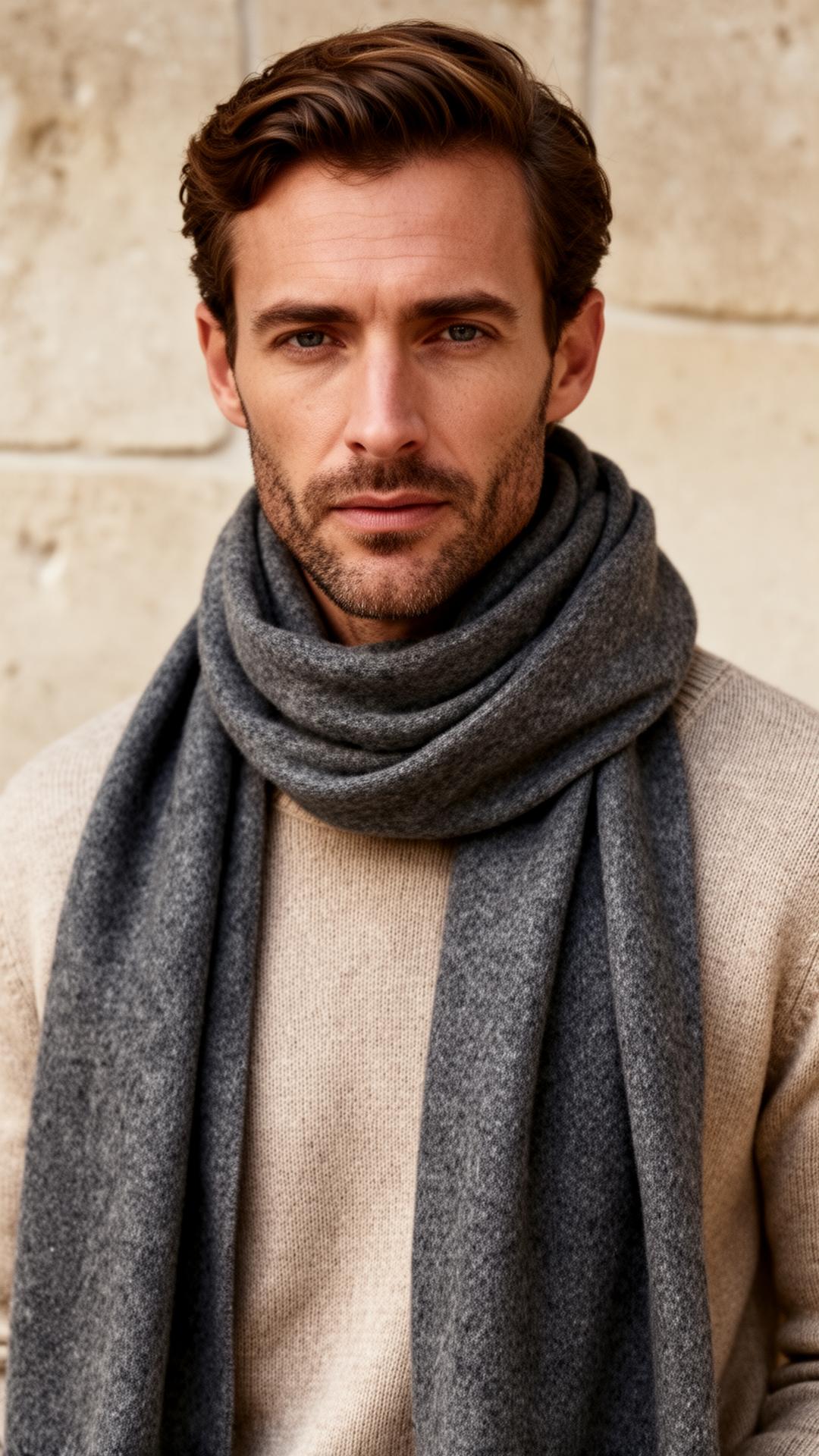 The Charcoal Scarf